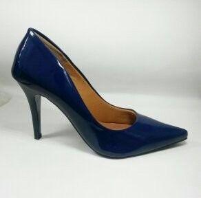 scarpin azul escuro