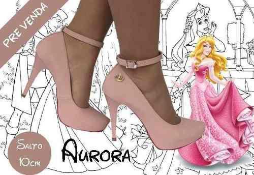 scarpin princesas disney