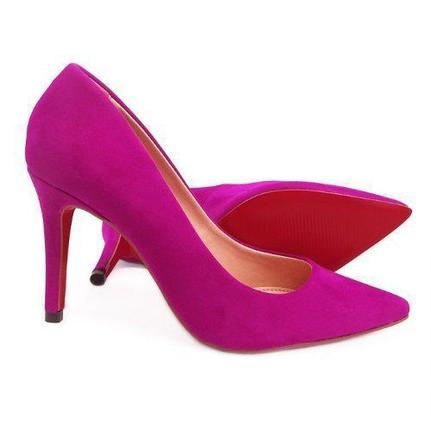 scarpin rosa choque