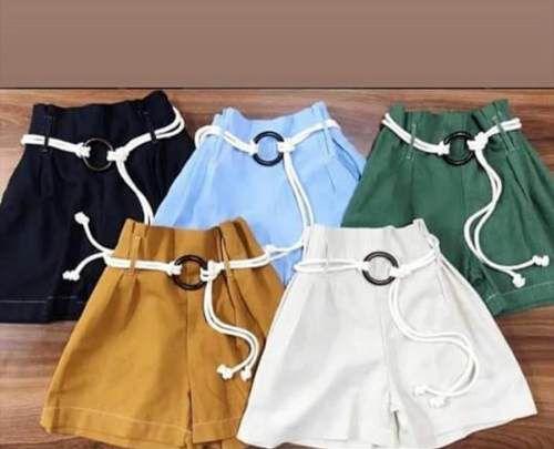 shorts cintura alta feminino