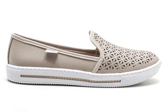 tênis slip on kolosh laser cut feminino