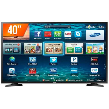 Tv 40" Led Samsung Full Hd Smart - Be40n
