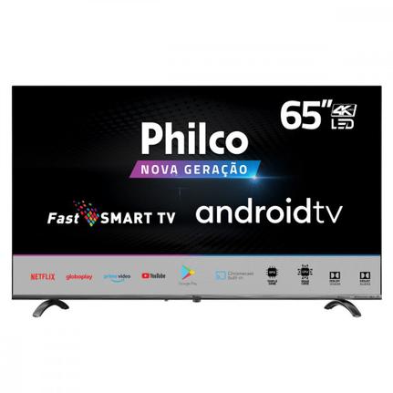 Tv 65" Led Philco 4k - Ultra Hd Smart - Ptv65q20agbls