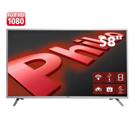 Tv 58" Led Philco Full Hd Smart - Ph58e20dsgwas