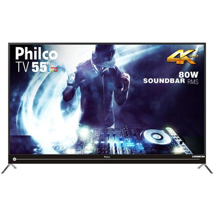 Tv 55" Led Philco 4k - Ultra Hd Smart - Ptv55g50sn