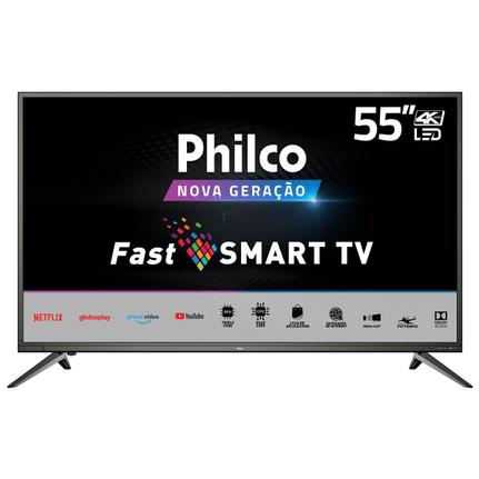 Tv 55" Led Philco 4k - Ultra Hd Smart - Ptv55m60ssg