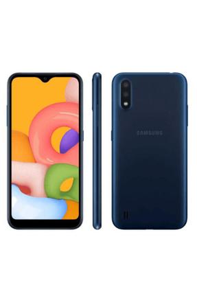 Celular Smartphone Samsung Galaxy A01 A015m 16gb Azul - Dual Chip