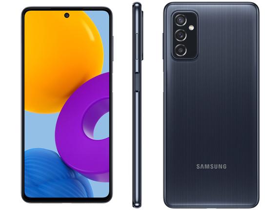Celular Smartphone Samsung Galaxy M52 5g M526b 128gb Preto - Dual Chip