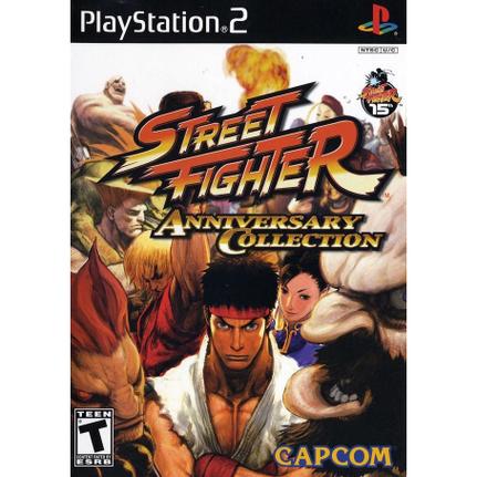 Jogo Street Fighter Anniversary Collection - Playstation 2 - Capcom