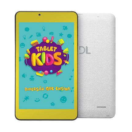 Tablet Dl Dl Kids C10 Tx394bbv Amarelo 8gb Wi-fi