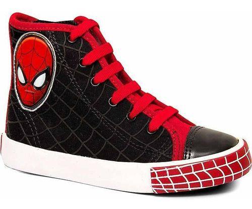 Tênis Canvas Hi Masculino Homem Aranha Sugar Shoes - N23 - Calçados Infantis  - Magazine Luiza