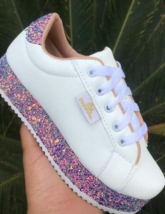 tenis branco juvenil