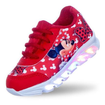 tenis infantil com luz pisca pisca feminino