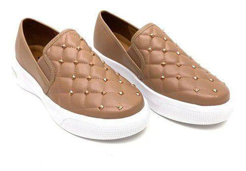 Tênis slip on casual vizzano napa spikes prata colors feminino - Slipper /  Slip On Feminino - Magazine Luiza