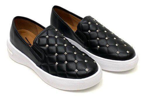 Tênis slip on casual vizzano napa spikes prata colors feminino - Slipper /  Slip On Feminino - Magazine Luiza