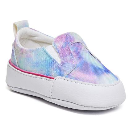 Tênis Slip On Infantil Bebê Menina Tie Dye Colorido Casual - Treenet -  Slipper / Slip On Infantil - Magazine Luiza