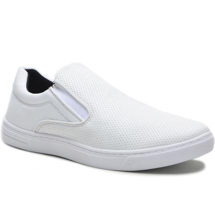 Tênis Slip On Masculino Casual Form's Branco - Slipper / Slip On Masculino  - Magazine Luiza