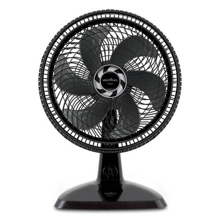 Ventilador de Mesa 6 Pás Britânia Turbo Preto 40 Cm - 220v - Bvt400