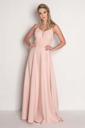 vestido madrinha de casamento rosa cha
