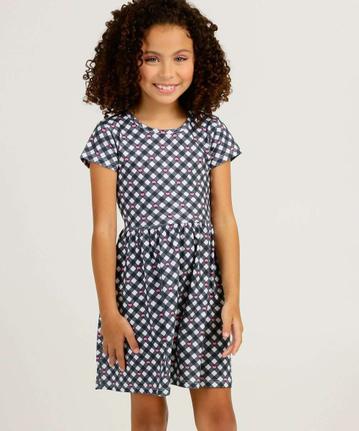 vestido xadrez na marisa