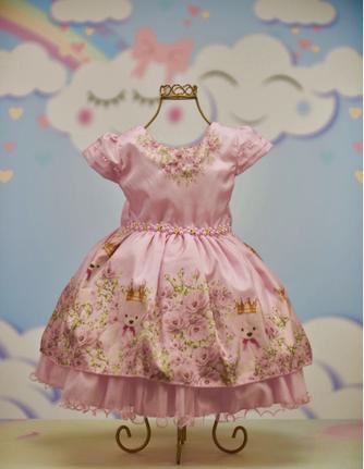 vestido de ursinha princesa