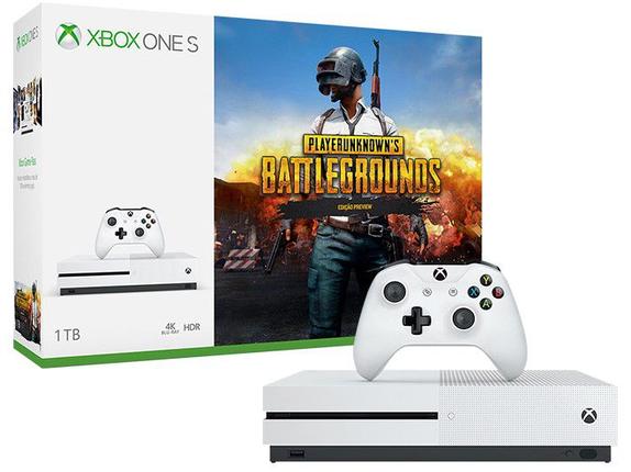 Console Xbox One S 1tb + Jogo Battlegrounds