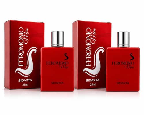 2 Perfumes Feromônio Sidarta AUTÊNTICO  Transforme sua presença em pura atração.
