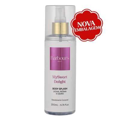 Body Splash My Sweet Delight Barbours Beauty 200ml Fragrância Fresca Corporal Colônia