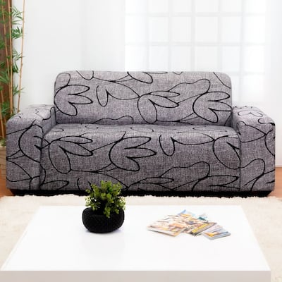 Capa para Sofa 3 Lugares em Malha Elastex Luxo Florata