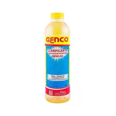 Clarificante Floculante E Auxiliar De Filtração Genco 1l Genfloc