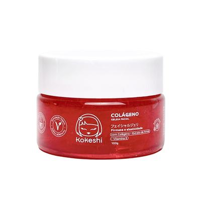 Geleia Hidratante Facial de Colágeno Pele Firme 100g Kokeshi