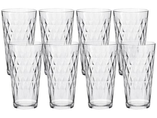 Jogo de Copos de Vidro 8 Peças 350ml Nadir Vitrage