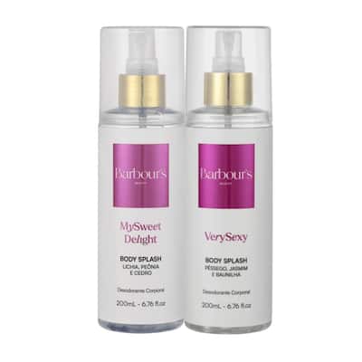 Kit Body Splash My Sweet Delight e Very Sexy Barbours 200ml