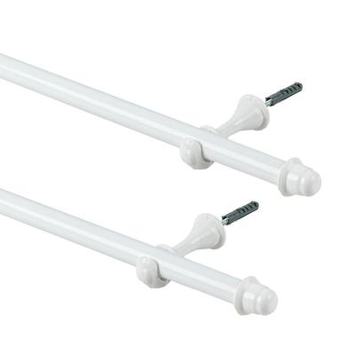 Kit Varão Simples para Cortina de 2 Metros com 3 Suporte Espessura 19mm