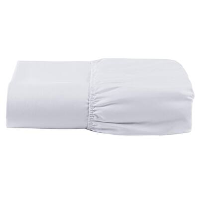 Lençol Queen 200 Fios Avulso Lençol de Baixo Queen com Elástico Toque Macio e Resistente Branco