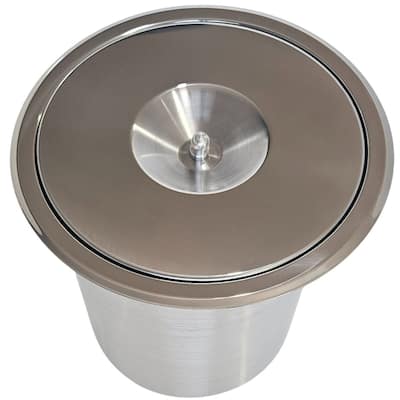 Lixeira Pia Cozinha Embutir No Granito Em Inox 5lts 20X24 CM