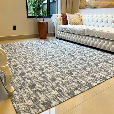 Tapete Sala Lindo Moderno Grande 3,00x2,00 Com Antiderrapante