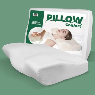 Travesseiro Cervical Ortopédico Espuma Memory Foam Comfort Nasa