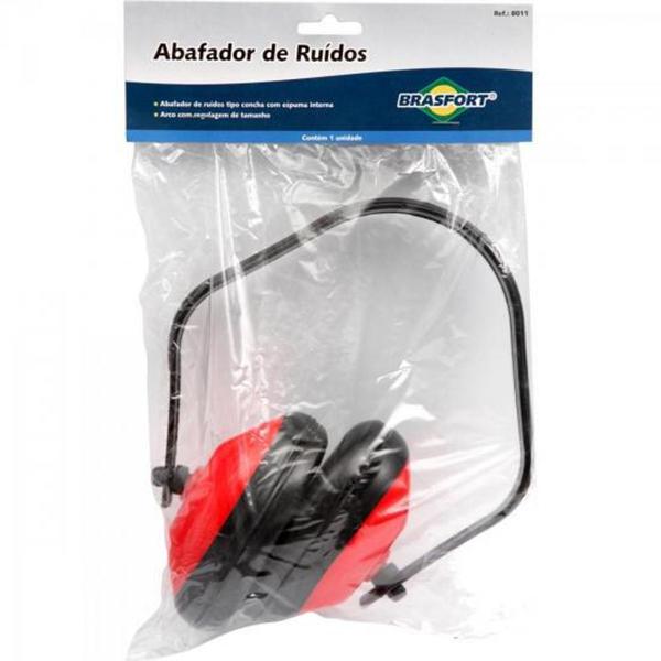 Abafador de Ruídos CA 33055 Vermelho BRASFORT Imagem de Abafador de Ruídos CA 33055 Vermelho BRASFORT