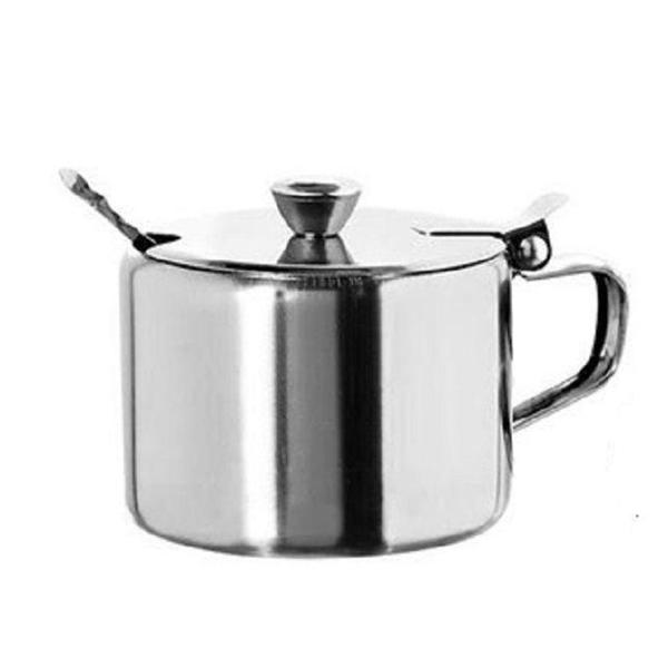 Açucareiro Inox Com Colher Art House Imagem de Açucareiro Inox Com Colher Art House