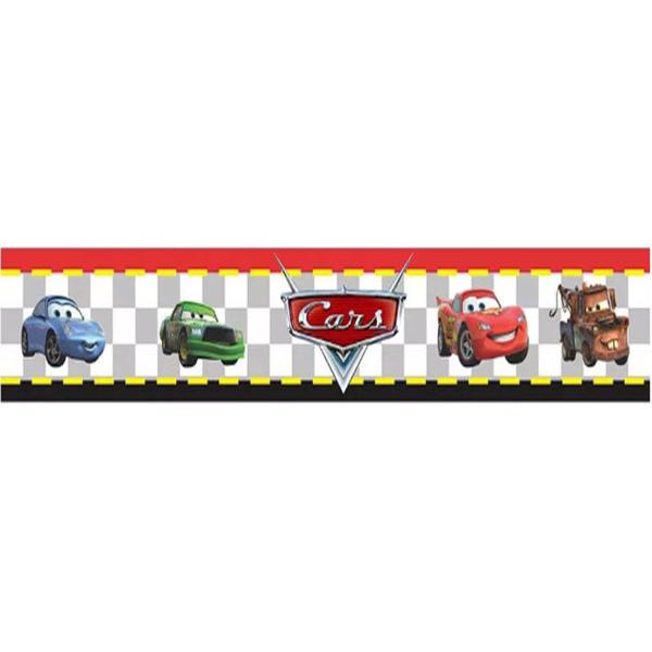 Adesivo de Parede Faixa Decorativa Para Quarto Infantil Cars Carros - Decore Fácil Imagem de Adesivo de Parede Faixa Decorativa Para Quarto Infantil Cars Carros