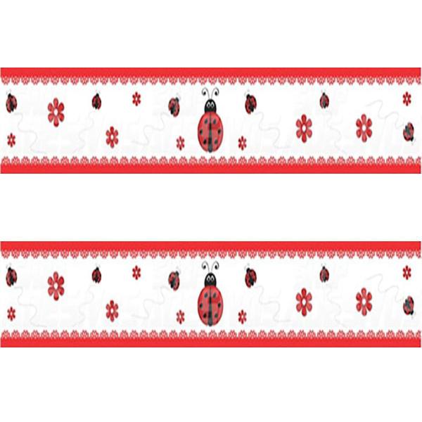 Adesivo de Parede Faixa Decorativa Para Quarto Infantil Joaninha - Decore Fácil Imagem de Adesivo de Parede Faixa Decorativa Para Quarto Infantil Joaninha