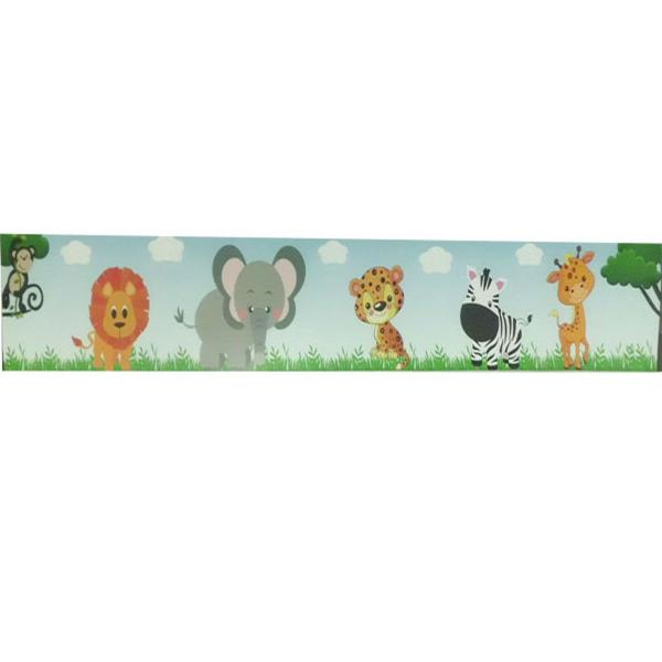Adesivo de Parede Faixa Decorativa Para Quarto Infantil Safari - Decore Fácil Imagem de Adesivo de Parede Faixa Decorativa Para Quarto Infantil Safari
