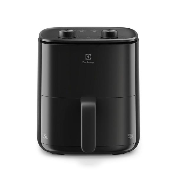 Air Fryer Electrolux por Rita Lobo 3L Preta Efficient c/Desligamento Automático 1200W (EAF05) 220V