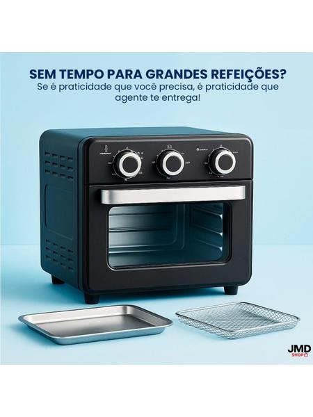 Air Fryer Forno 10L Ar Quente 360 Refeições Saudáveis e Rápidas em Família