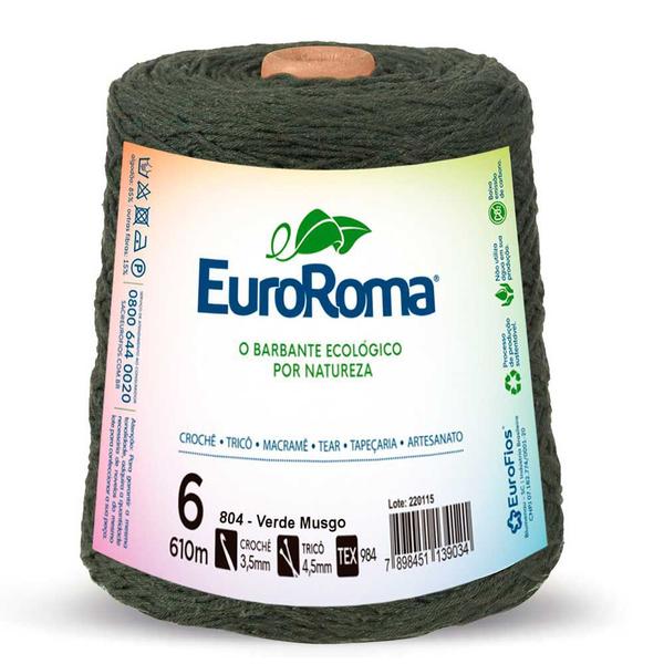 Barbante Colorido Euroroma 4/6 - 600g Imagem de Barbante Colorido Euroroma 4/6 - 600g