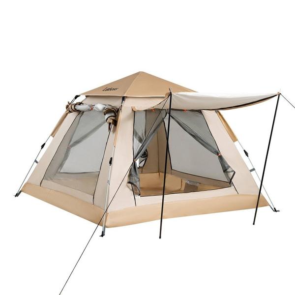 Barraca Camping 4 Pessoas A Prova D'agua Bege Leboss LB-HW004