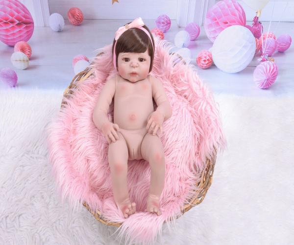 Bebê reborn de silicone com enxoval completo original npk exclusividade Twefbdoi Psj8m