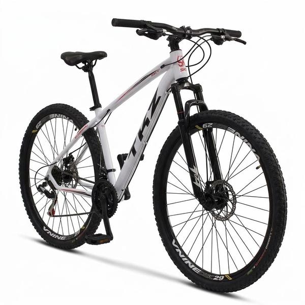 Bicicleta Aro 29 Aluminio 24 Velocidades Freio a Disco Mecânico com Suspensão MT