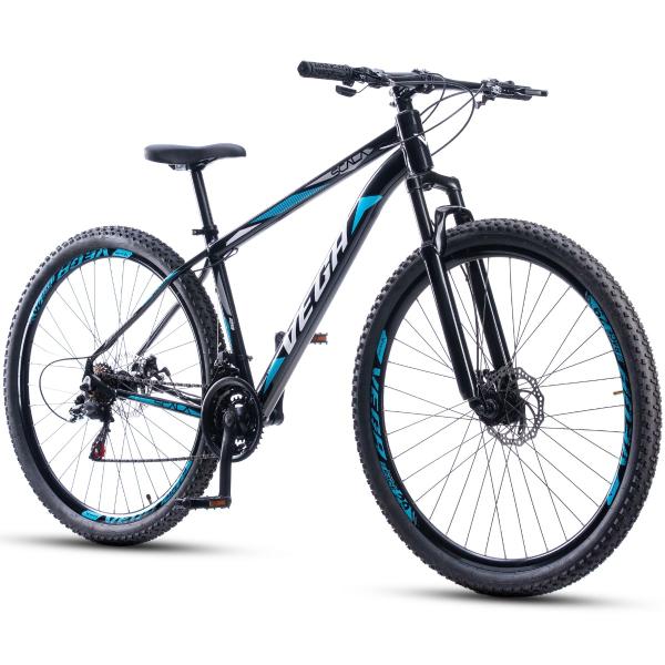 Bicicleta aro 29 Vega Alumínio 21 Vel Marchas Freios a Disco Mtb 2025 Bike Alumi